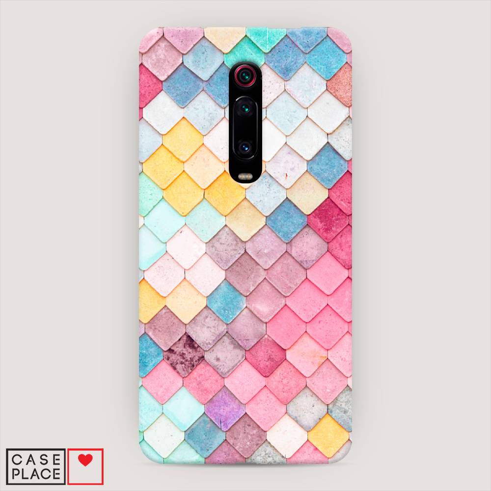

Пластиковый чехол "Нежные ромбики" на Xiaomi Mi 9T, 35720-3