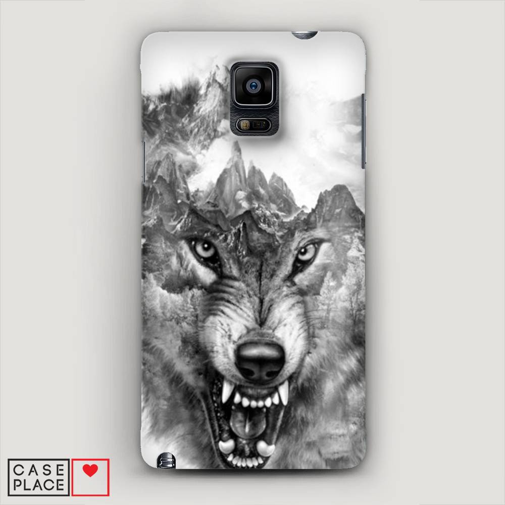 

Чехол Awog "Волк в горах" для Samsung Galaxy Note 4, 23420-1