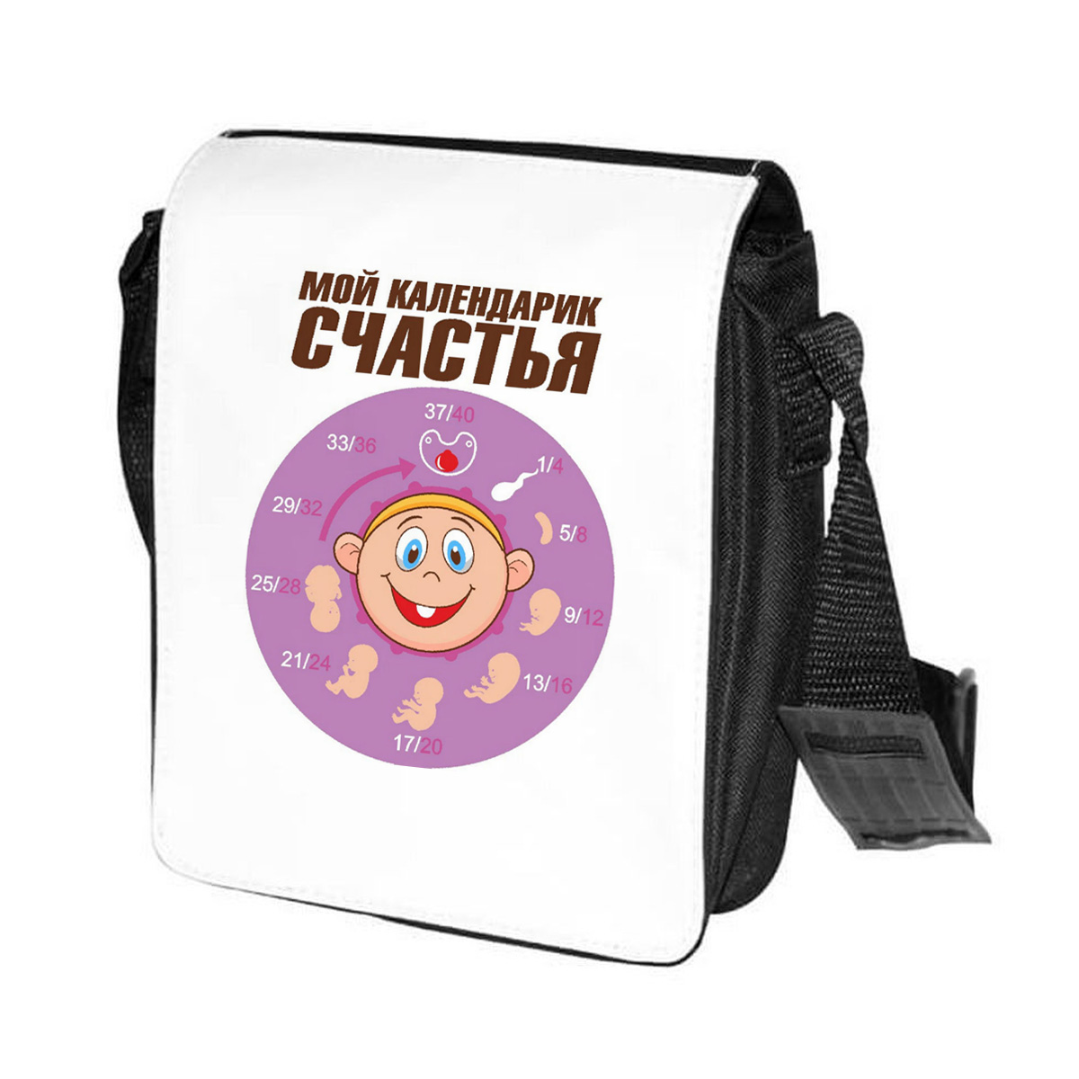

Сумка женская CoolPodarok CN0113534 черно-белый, Черный;белый, CN0113534
