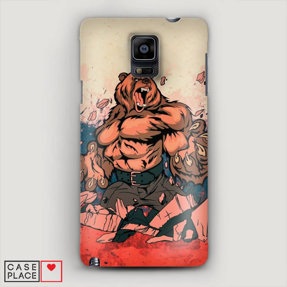 

Чехол Awog "Медведь с флагом РФ" для Samsung Galaxy Note 4, 23420-1