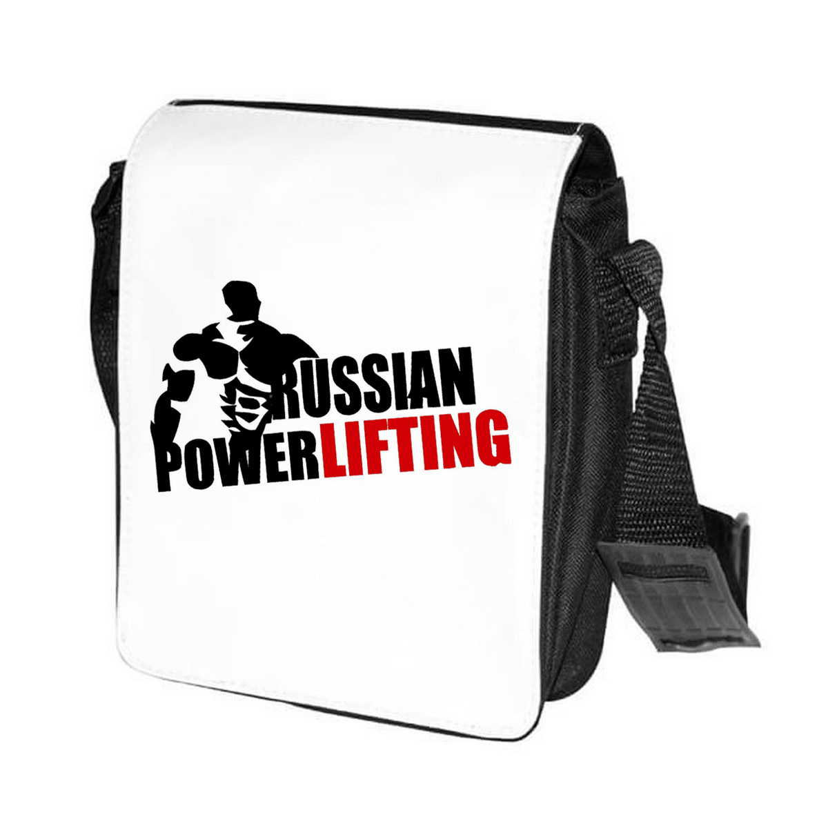 фото Сумка на плечо coolpodarok russian powerlifting (русский пауэрлифтинг)