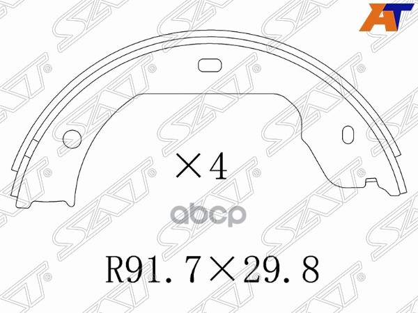 

Колодки ручного тормоза bmw x5 00-18/5 98-09/vw touareg 02-10/transporter v 03-15