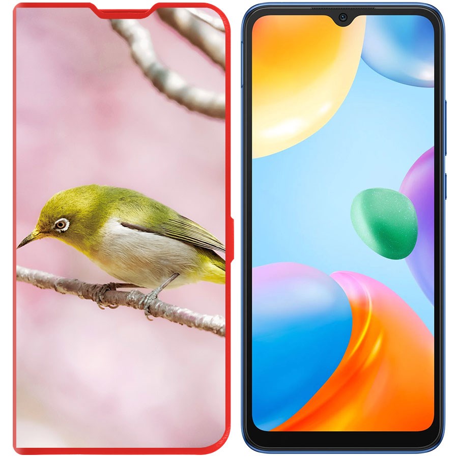 Чехол-книжка Eco Book для Xiaomi Redmi 10C Японская белоглазка