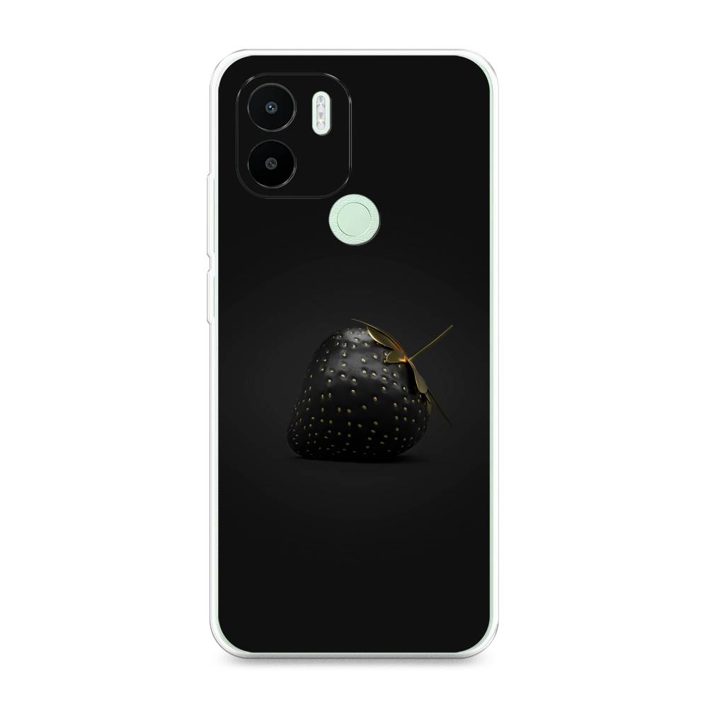 

Чехол Awog на Redmi A1 Plus / Редми A1 Плюс "Черная клубника", Золотистый;черный;серый