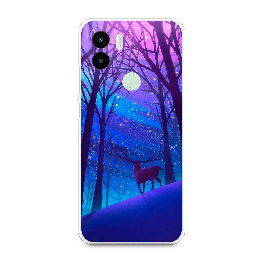 

Чехол Awog на Redmi A1 Plus / Редми A1 Плюс "Северный олень", Фиолетовый;голубой;синий