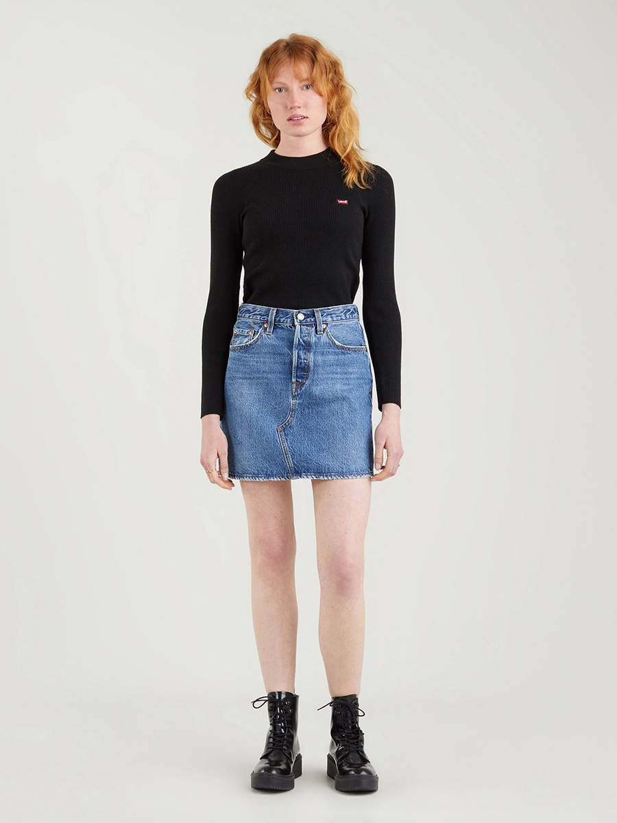 

Юбка женская Levi's 77882-0044 синяя 26, 77882-0044