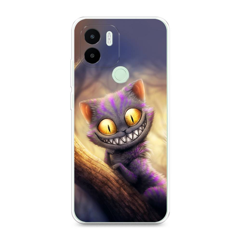 

Чехол Awog на Redmi A1 Plus / Редми A1 Плюс "Cheshire Cat", Фиолетовый;желтый