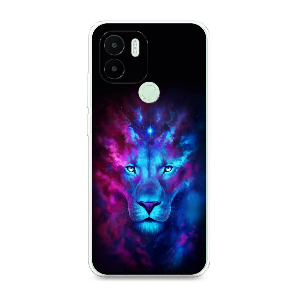 

Чехол Awog на Redmi A1 Plus / Редми A1 Плюс "Космический лев", Фиолетовый;голубой