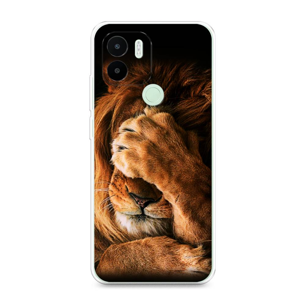 

Чехол Awog на Redmi A1 Plus / Редми A1 Плюс "Львиный стыд", Коричневый;черный