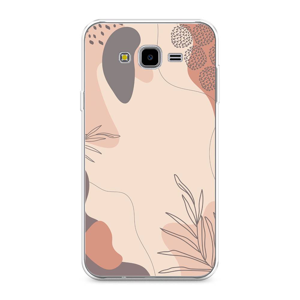 

Чехол на Samsung Galaxy J7 Neo "Нюдовые тона", Коричневый;серый, 25350-4