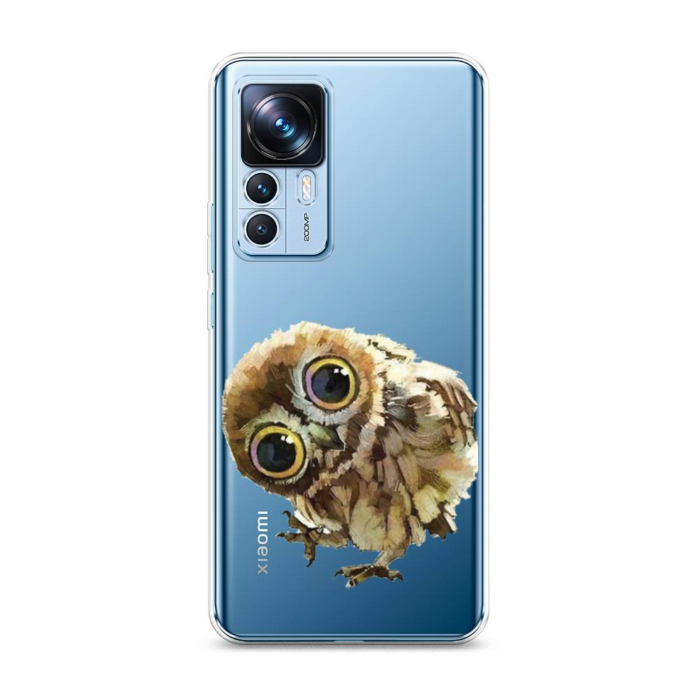 

Чехол Awog на Xiaomi 12T / Сяоми 12T "Любопытный совенок", Коричневый;белый;прозрачный