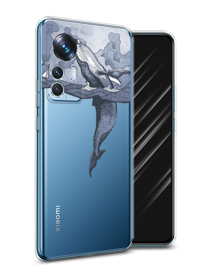

Чехол Awog на Xiaomi 12T / Сяоми 12T "Два измерения", Голубой;черный;прозрачный