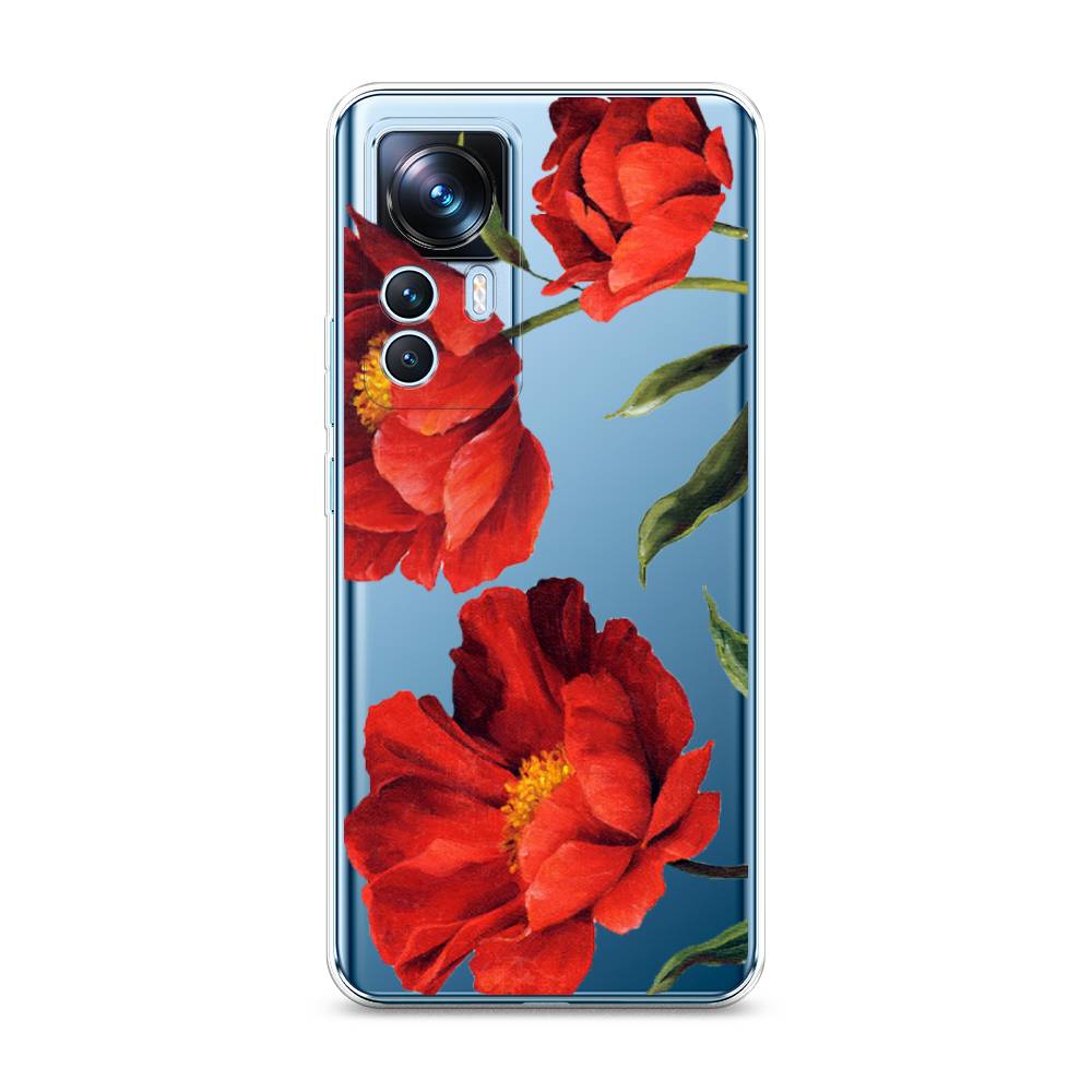 

Чехол Awog на Xiaomi 12T / Сяоми 12T "Красные маки", Красный