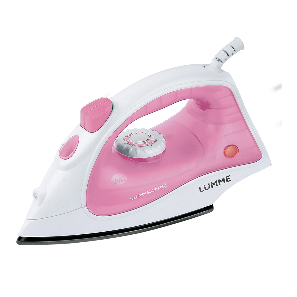 Утюг LUMME LU-1130 белый, розовый утюг lumme lu 1131 бордовый гранат