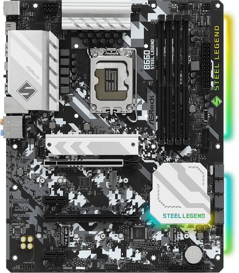 фото Материнская плата asrock b660 steel legend