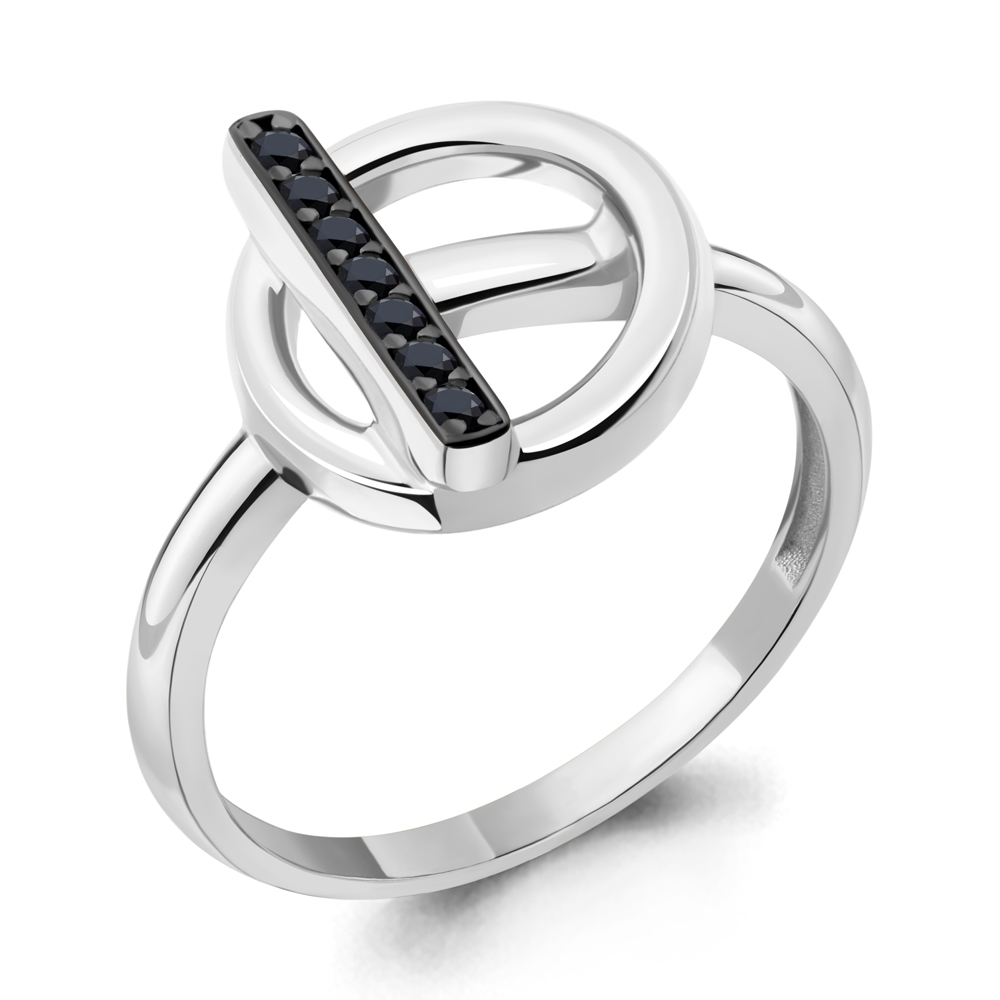 

Кольцо из серебра с кристаллом ювелирным Aquamarine Aquamarine 67347Ч_925_р р, 67347Ч_925_р