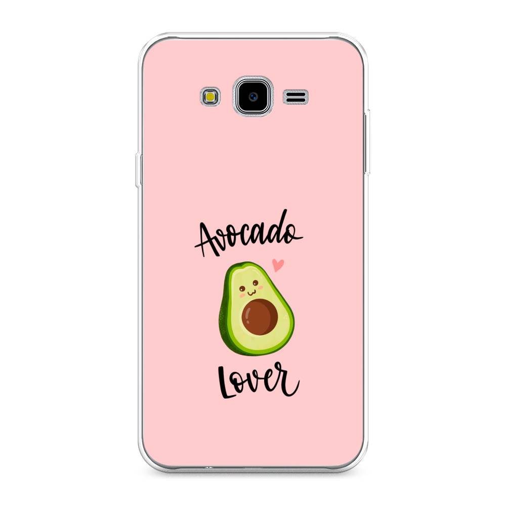 

Чехол на Samsung Galaxy J7 Neo "Avocado lover", Розовый;зеленый, 25350-6