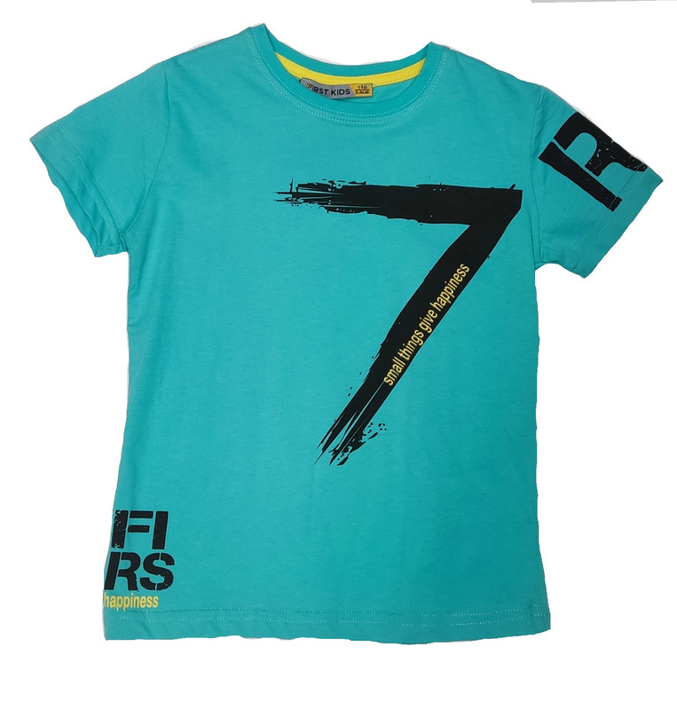 

Футболка детская First Kids 516, голубой, 110, 516
