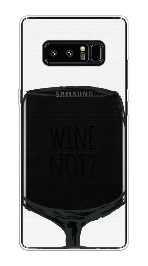 

Чехол на Samsung Galaxy Note 8 "Wine not white", Белый, 25250-6