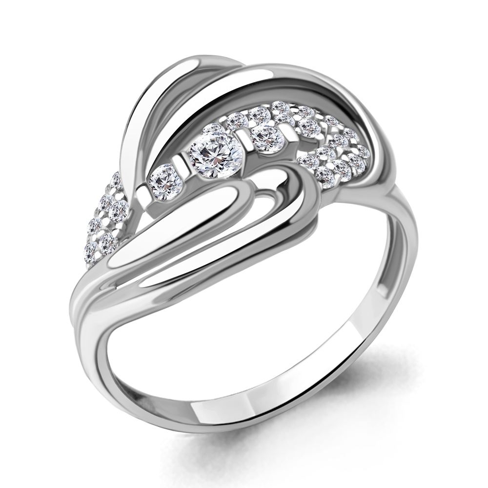 

Кольцо из серебра с фианитом Aquamarine Aquamarine 67343А_925_р р. 18, 67343А_925_р