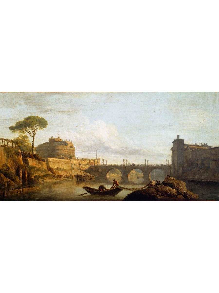 

Постер DRABS A2 Верне Клод Жозеф The Bridge and the Castel Sant'Angelo in Rome