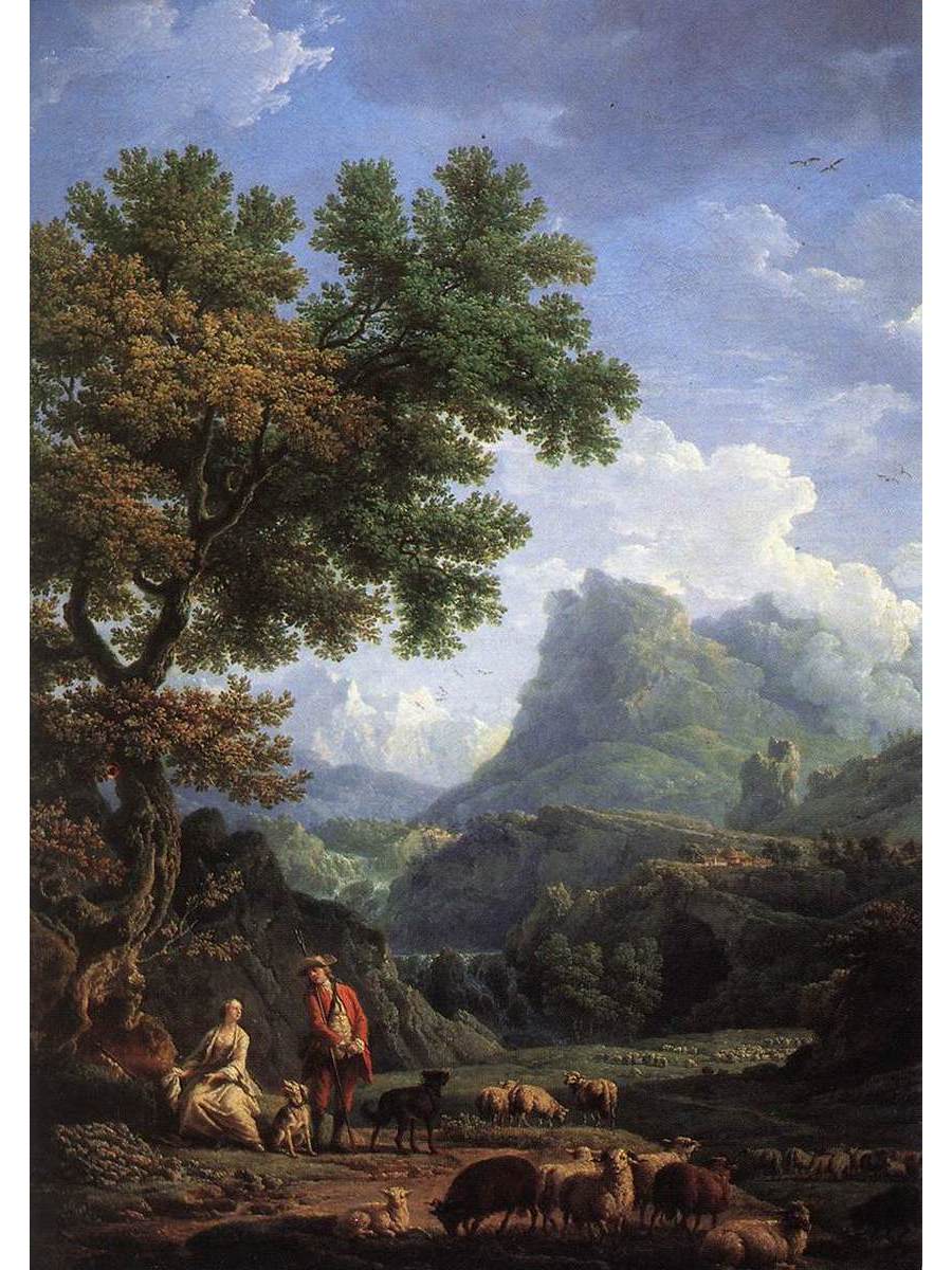 

Постер DRABS A2 Верне Клод Жозеф Shepherd in the Alps