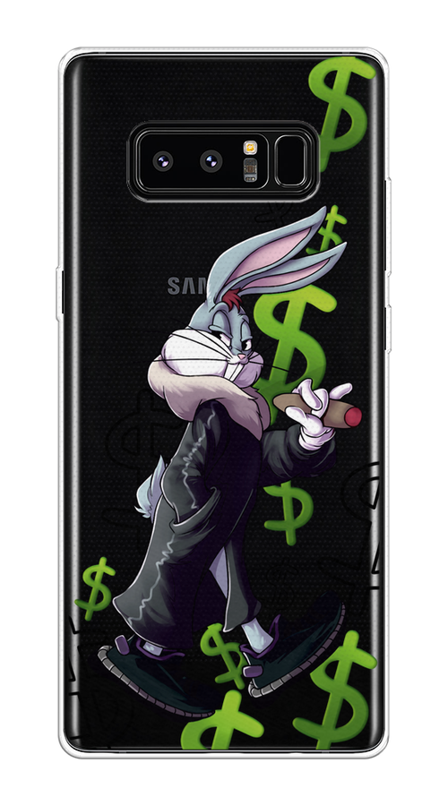 

Чехол на Samsung Galaxy Note 8 "Rich Bugs Bunny", Зеленый;черный;голубой, 25250-6