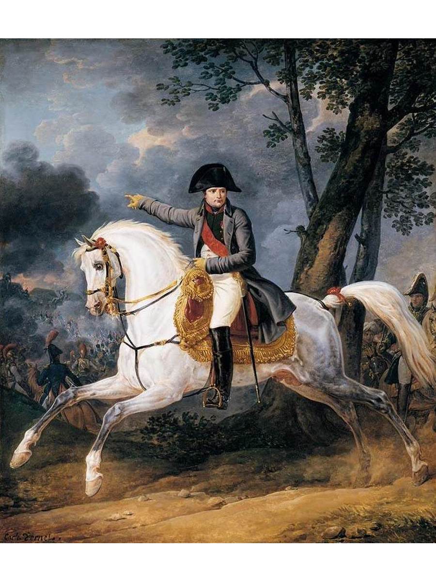 

Постер DRABS A2 Верне Карл Equestrian Portrait of of Emperor Napoleon I