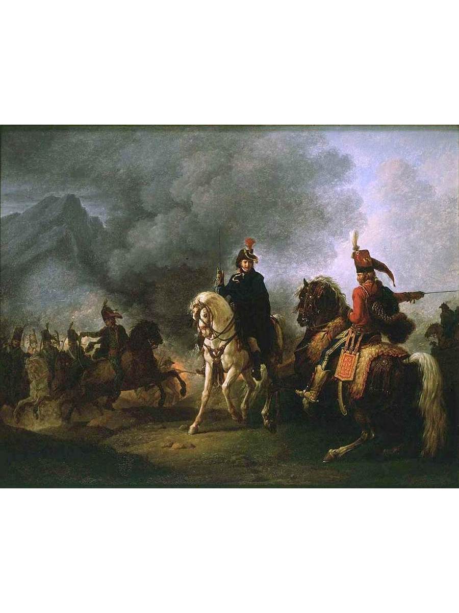 

Постер DRABS A2 Верне Карл A General with his Aide de Camp