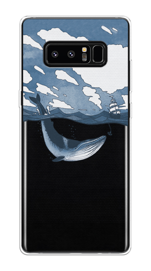 

Чехол на Samsung Galaxy Note 8 "Большой кит", Синий, 25250-1