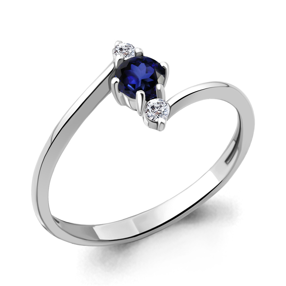 

Кольцо из серебра с фианитом Aquamarine Aquamarine 67336АБ_925_р р. 16, 67336АБ_925_р