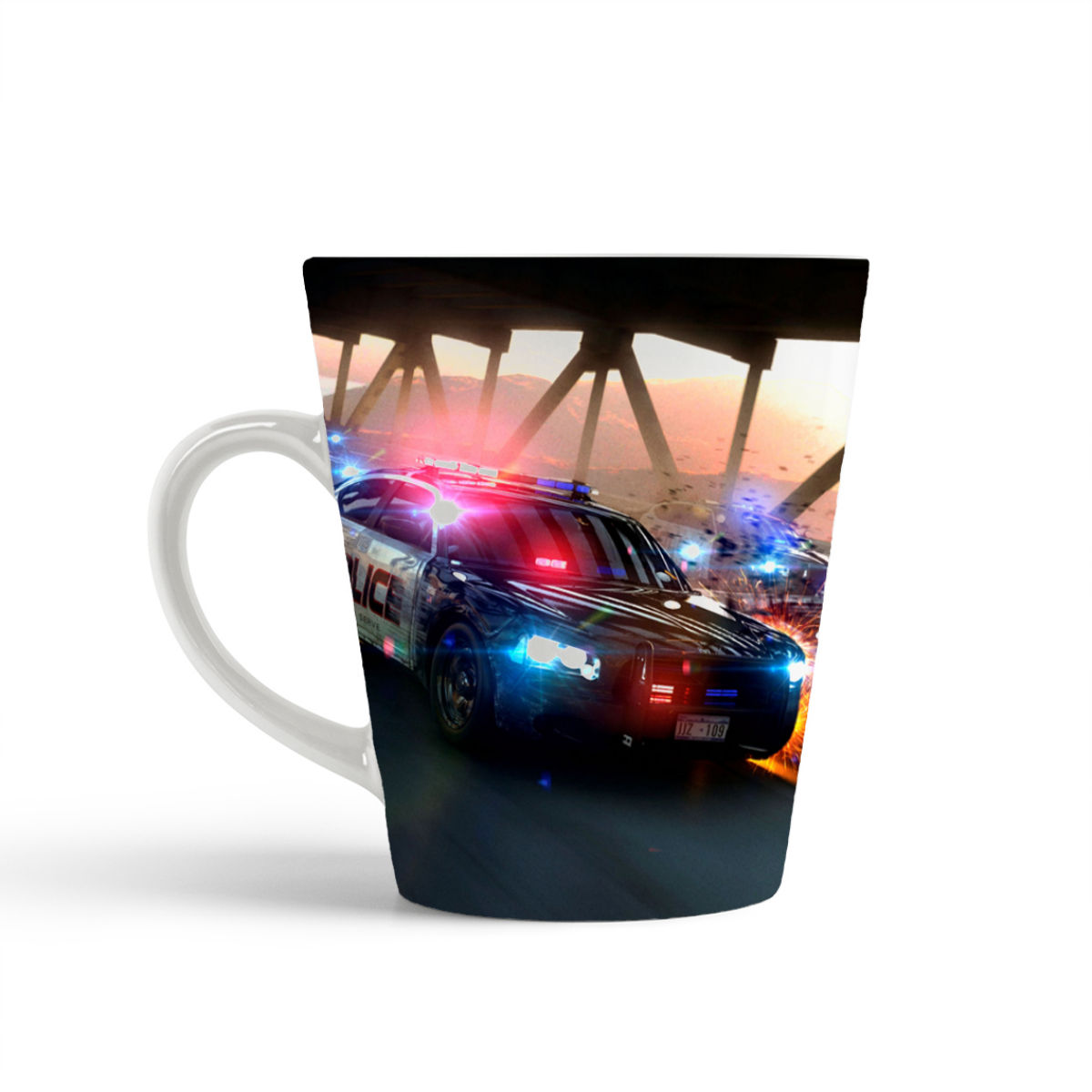 

Кружка-латте CoolPodarok Need for speed NFS Нед фор спид НФС (ламборгини погоня)