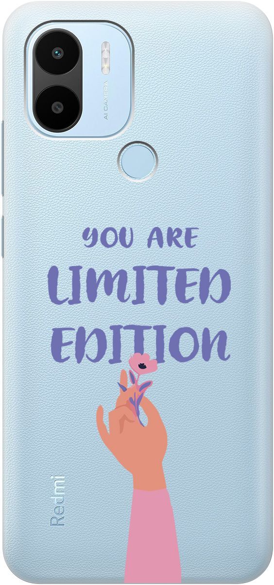 

Чехол на Xiaomi Redmi A1+ с 3D принтом "Limited Edition" прозрачный, Прозрачный;розовый, 158135