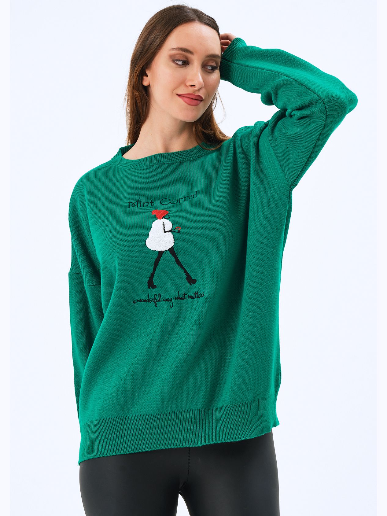 

Джемпер женский Beauty Bell B6255B6255 зеленый 42-48 RU, B6255B6255
