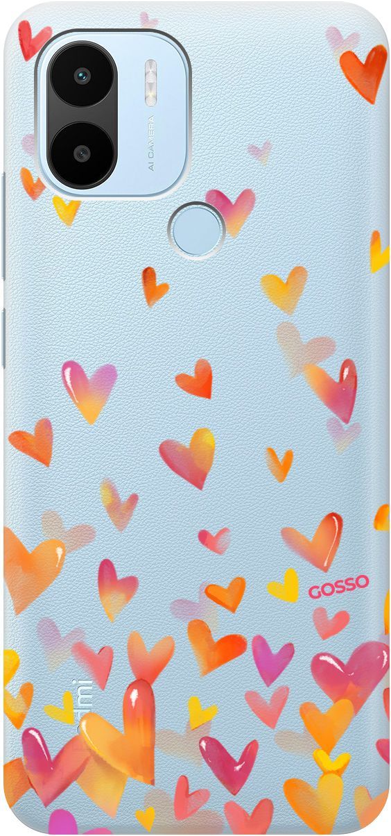 

Чехол на Xiaomi Redmi A1+ с 3D принтом "Flying Hearts" прозрачный, Прозрачный;желтый, 158135