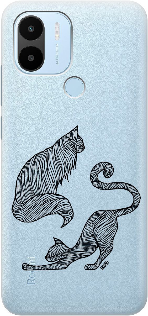 

Чехол на Xiaomi Redmi A1+ с 3D принтом "Lazy Cats" прозрачный, Прозрачный;серый, 158135