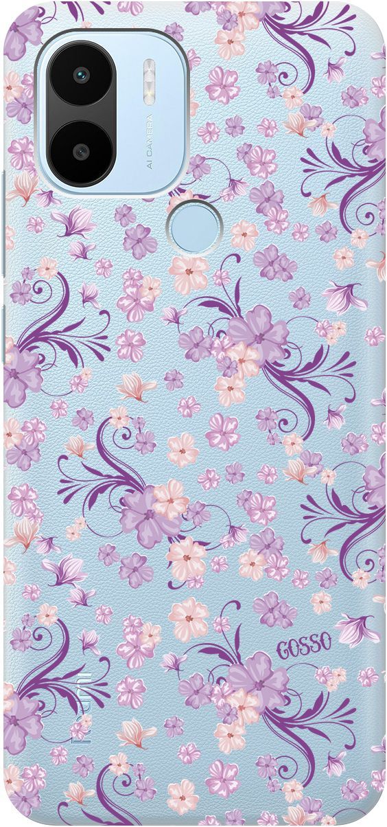 

Чехол на Xiaomi Redmi A1+ с 3D принтом "Lilac Flowers" прозрачный, Прозрачный;фиолетовый, 158135