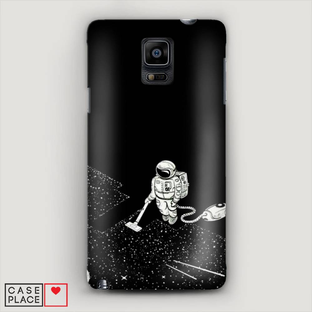 фото Чехол awog "космонавт с пылесосом" для samsung galaxy note 4