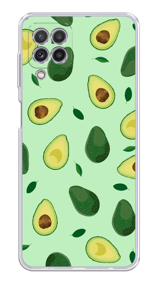 

Чехол на Samsung Galaxy A22/M22/M32 "Blue avocado", Коричневый;зеленый, 2103450-1