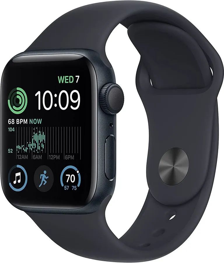 

Смарт-часы Apple Watch SE 2022 A2722, 40мм, темная ночь / темная ночь [mnl83ll/a]