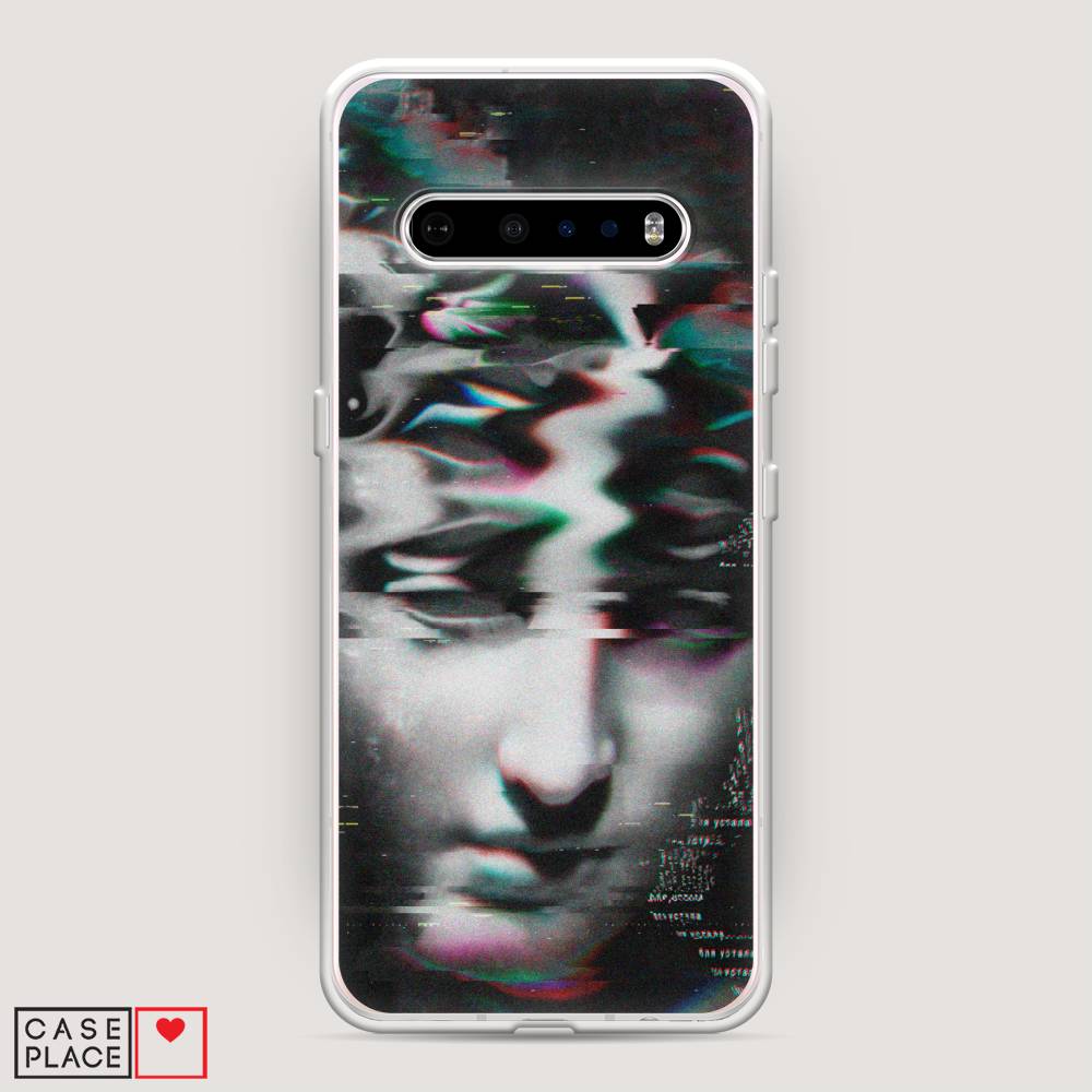 

Чехол Awog на LG V60 ThinQ 5G "Glitch Art", Серый, 84250-9