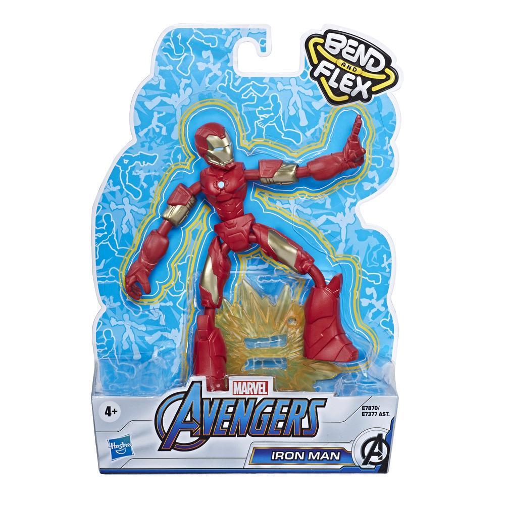 фото Фигурка hasbro bend and flex avengers: железный человек 15 см e7870