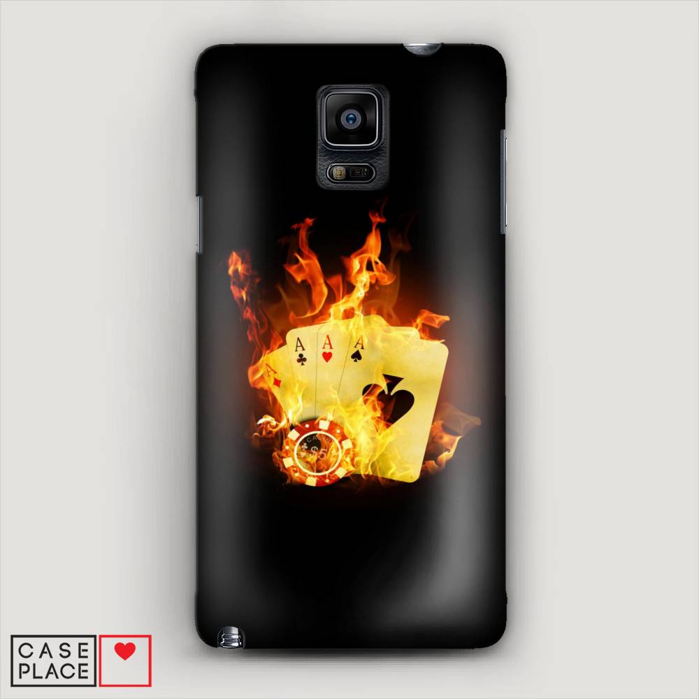 

Чехол Awog "Горящие карты" для Samsung Galaxy Note 4, 23420-7