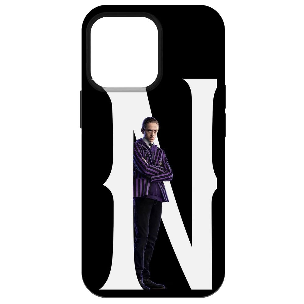 

Чехол-накладка Софт Уэнсдей Аддамс - Ксавье для iPhone 14 Pro Max, Черный