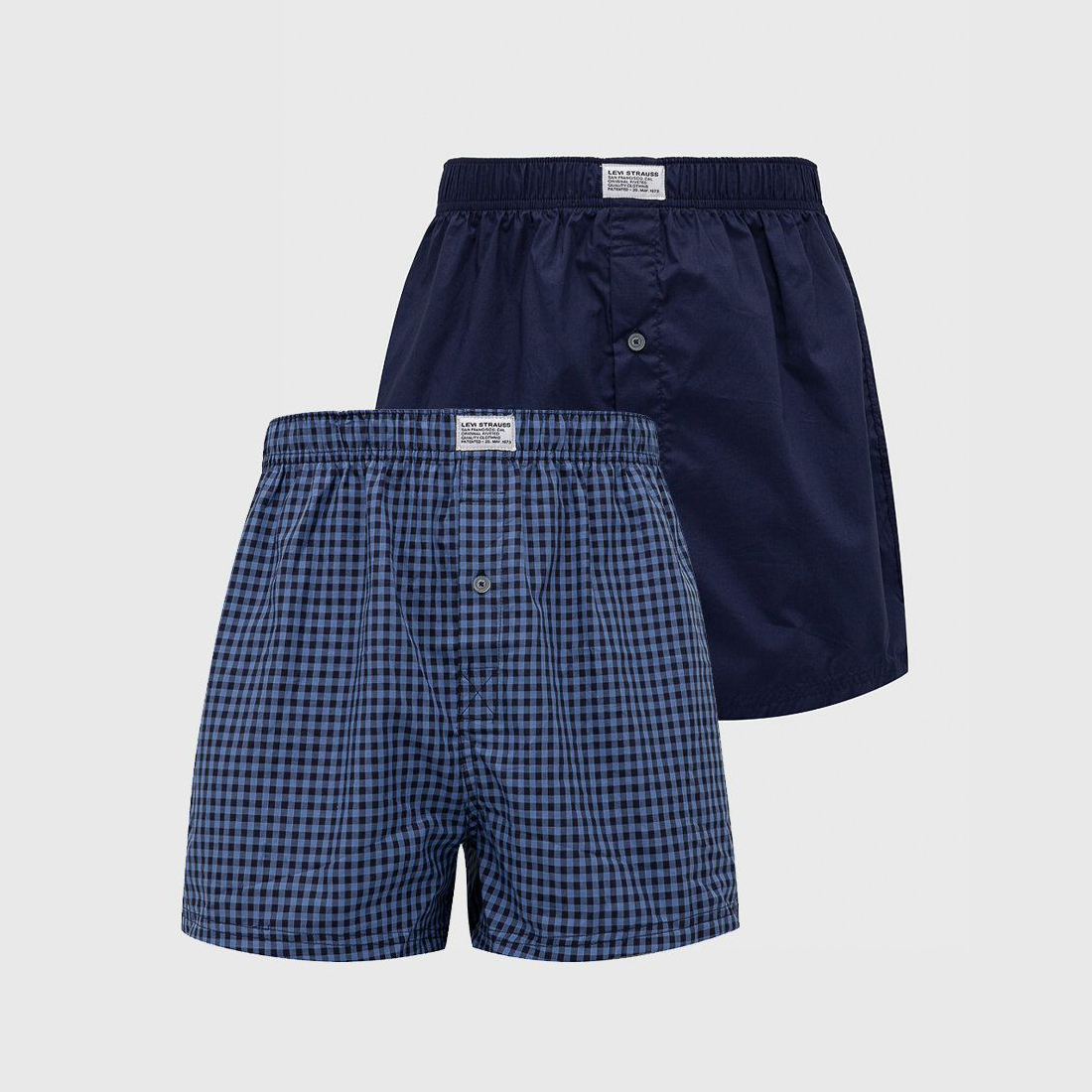 

Набор боксеров мужских Levi's 37149-0640 синих XL, 37149-0640