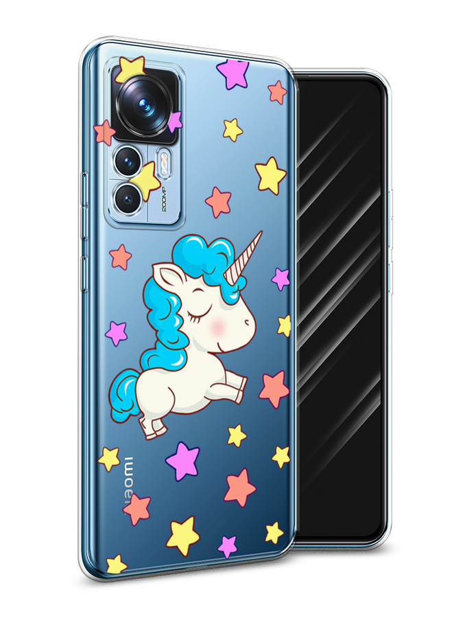 

Чехол Awog на Xiaomi 12T / Сяоми 12T "Звездный единорог", Белый;голубой;розовый