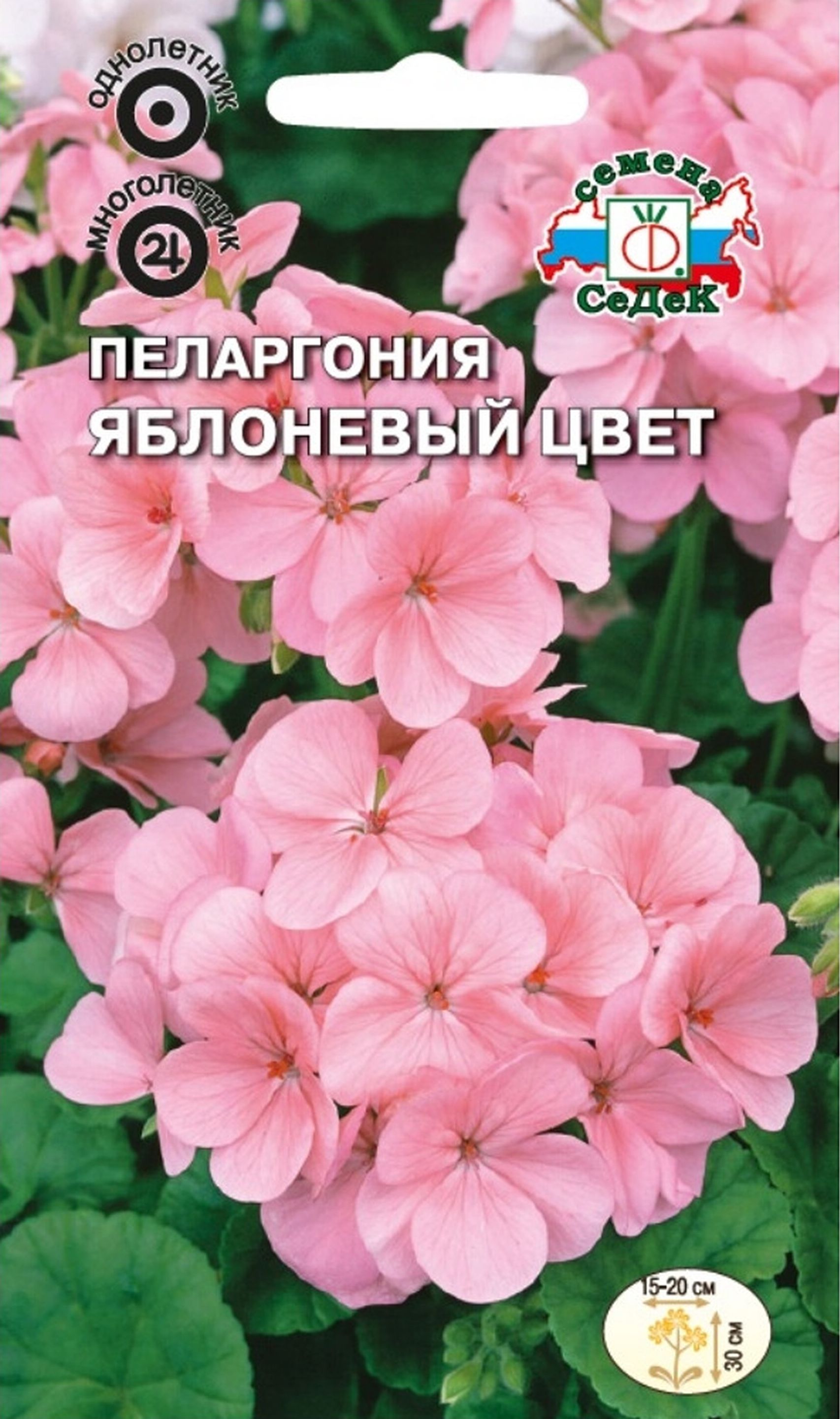

Семена Пеларгонии СеДеК Яблоневый Цвет 5 г