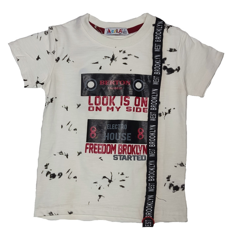 

Футболка детская Esila Kids 50004, белый, 116, 50004