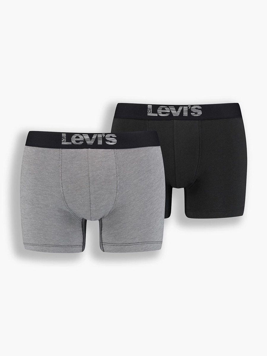 Комплект трусов мужских Levi's 37149-0625 черных; серых XL