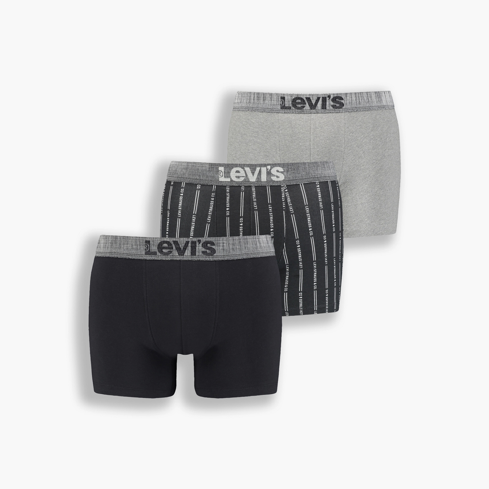 фото Набор боксеров мужских levi's 37149-0617 черных xl